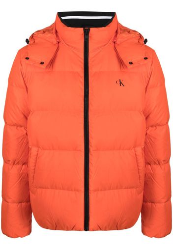 Calvin Klein Jeans padded hooded jacket - Arancione