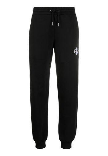 Calvin Klein Jeans logo-embroidered track pants - Nero