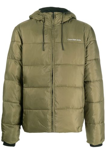 Calvin Klein Jeans padded zip-up jacket - Verde