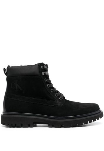 Calvin Klein Jeans Lug lace-up hiking boots - Nero