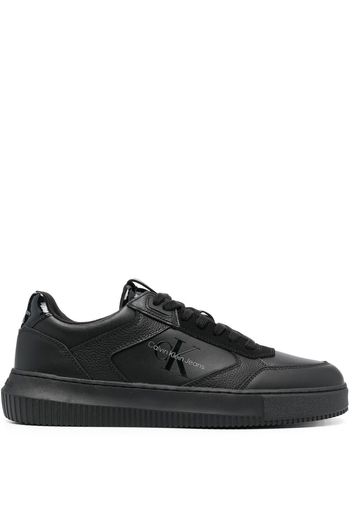 Calvin Klein Jeans logo-debossed panelled sneakers - Nero