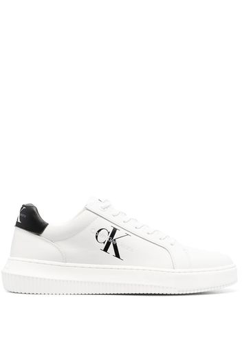 Calvin Klein Jeans logo-print low-top sneakers - Bianco