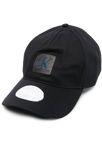 Calvin Klein Jeans logo-patch organic cotton cap - Nero