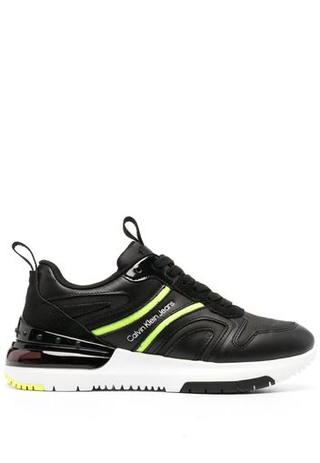 Calvin Klein Jeans logo-print lace-up sneakers - Nero