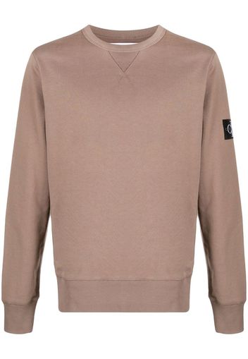 Calvin Klein Jeans heavyweight cotton sweatshirt - Marrone