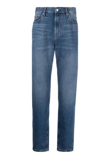 Calvin Klein Jeans mid-rise tapered jeans - Blu