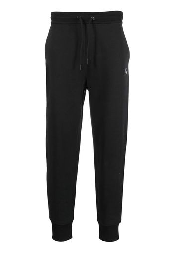 Calvin Klein Jeans logo-print cotton track trousers - Nero