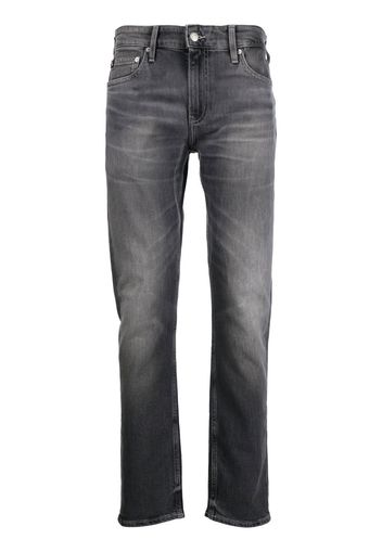 Calvin Klein Jeans mid-rise slim fit jeans - Grigio