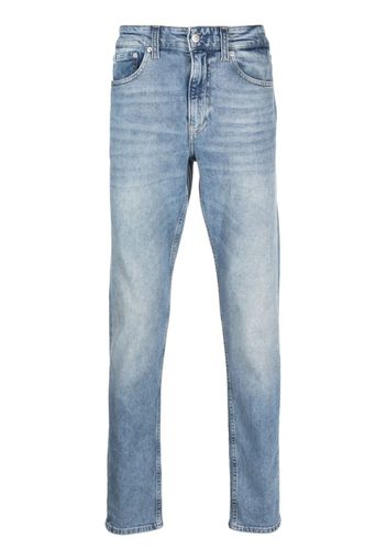 Calvin Klein Jeans logo-patch slim-fit jeans - Blu