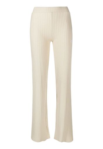 Calvin Klein Jeans ribbed-knit slim-fit trousers - Toni neutri