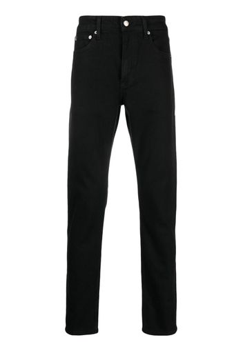 Calvin Klein Jeans mid-rise slim-cut jeans - Nero