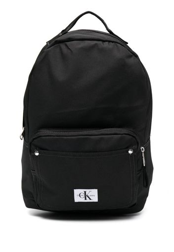 Calvin Klein Jeans Essentials Campus logo-patch backpack - Nero