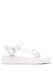 Calvin Klein Jeans logo strap sandals - Bianco