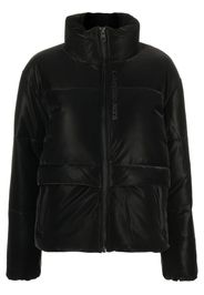 Calvin Klein Jeans logo-print funnel-neck jacket - Nero