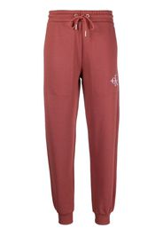 Calvin Klein Jeans logo-embroidered sweatpants - Rosso