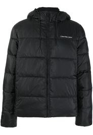 CALVIN KLEIN JEANS padded drawstring hood jacket - Nero