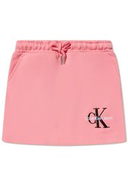 Calvin Klein Jeans logo-print track skirt - Rosa