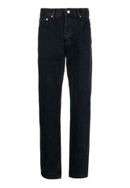 Calvin Klein Jeans mid-rise straight-leg jeans - Grigio