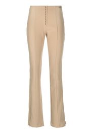 Calvin Klein Jeans slim-cut high-waist trousers - Toni neutri