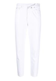 Calvin Klein Jeans Jeans affusolati a vita media - Bianco