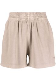 Calvin Klein Jeans logo-embroidered waffle shorts - Toni neutri