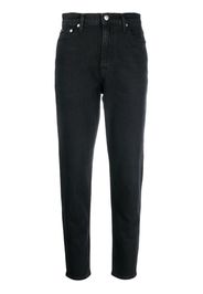 Calvin Klein Jeans logo-patch jeans - Nero