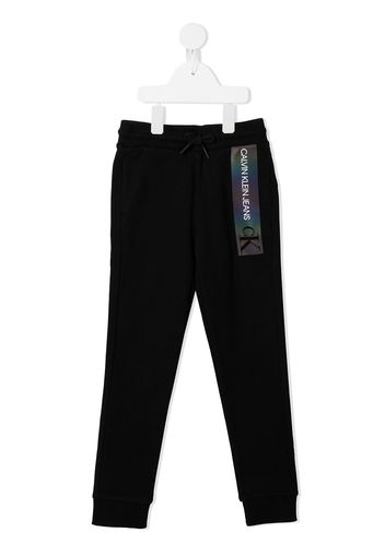 Calvin Klein Kids Joggers con stampa - Nero