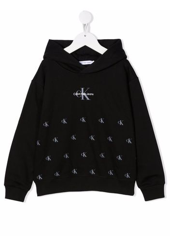 Calvin Klein Kids logo-print hoodie - Nero