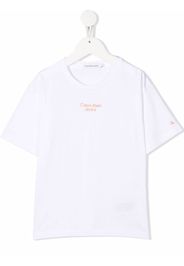 Calvin Klein Kids logo-print T-shirt - Bianco