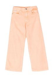 Calvin Klein Kids straight-leg trousers - Arancione