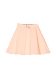 Calvin Klein Kids logo-patch flared mini skirt - Arancione