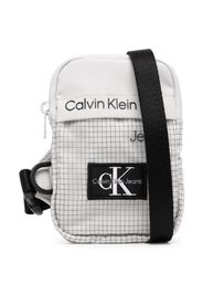 Calvin Klein Kids logo-print crossbody bag - Grigio