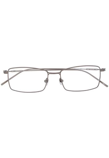 rectangular-frame logo glasses