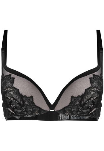 lace-detail padded bra