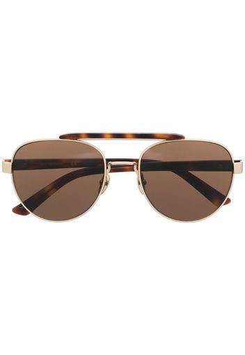 CK19306 round-frame sunglasses