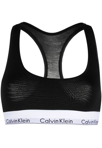 Calvin Klein Underwear Reggiseno con logo - Nero