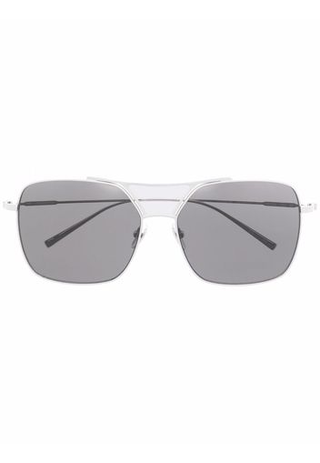 Calvin Klein oversize-frame sunglasses - Argento
