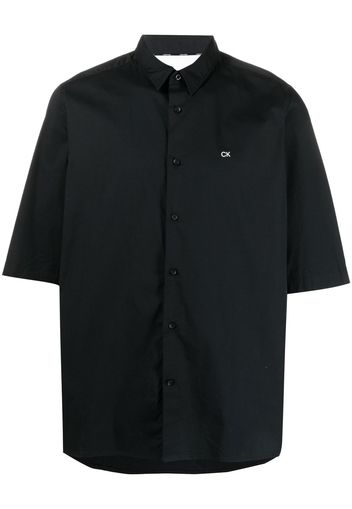 Calvin Klein Camicia a maniche corte - Nero