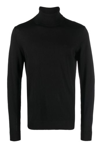 Calvin Klein fine-knit roll-neck jumper - Nero