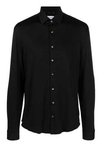 Calvin Klein plain long-sleeve shirt - Nero