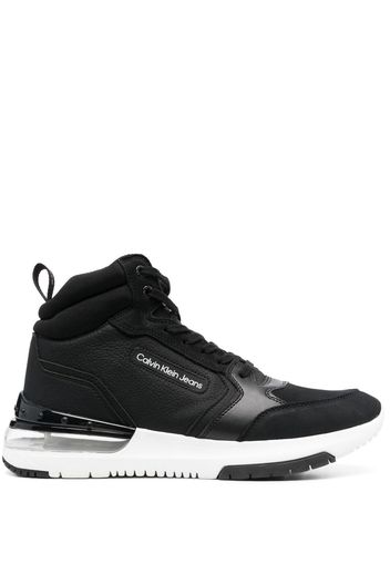 Calvin Klein logo-detail sporty runner boots - BDS BLACK