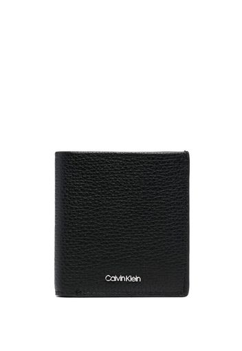 Calvin Klein grained leather wallet - Nero