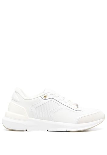 Calvin Klein embossed logo low-top trainers - Bianco