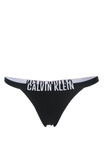 Calvin Klein logo-waistband bikini bottoms - Nero
