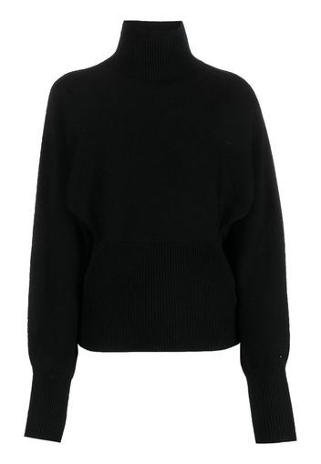 Calvin Klein roll-neck ribbed-knit jumper - Nero