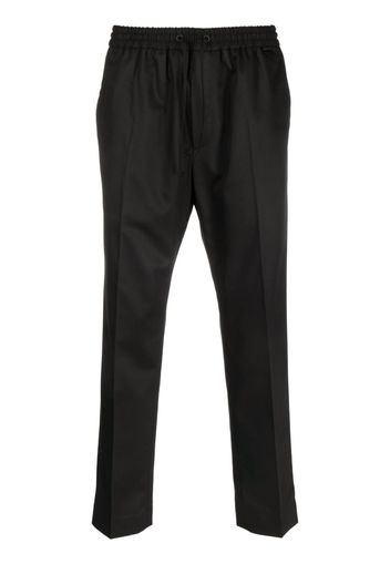 Calvin Klein drawstring-waistband chino trousers - Nero