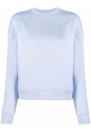 Calvin Klein logo-print sweatshirt - Blu