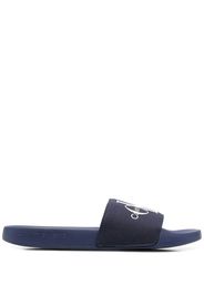 Calvin Klein Sandali slides con stampa - Blu