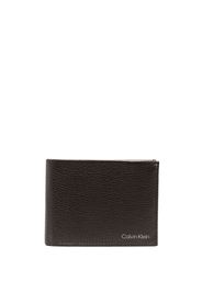 Calvin Klein Portafoglio bi-fold con stampa - Marrone