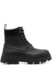 Calvin Klein lace-up combat Chelsea boots - Nero